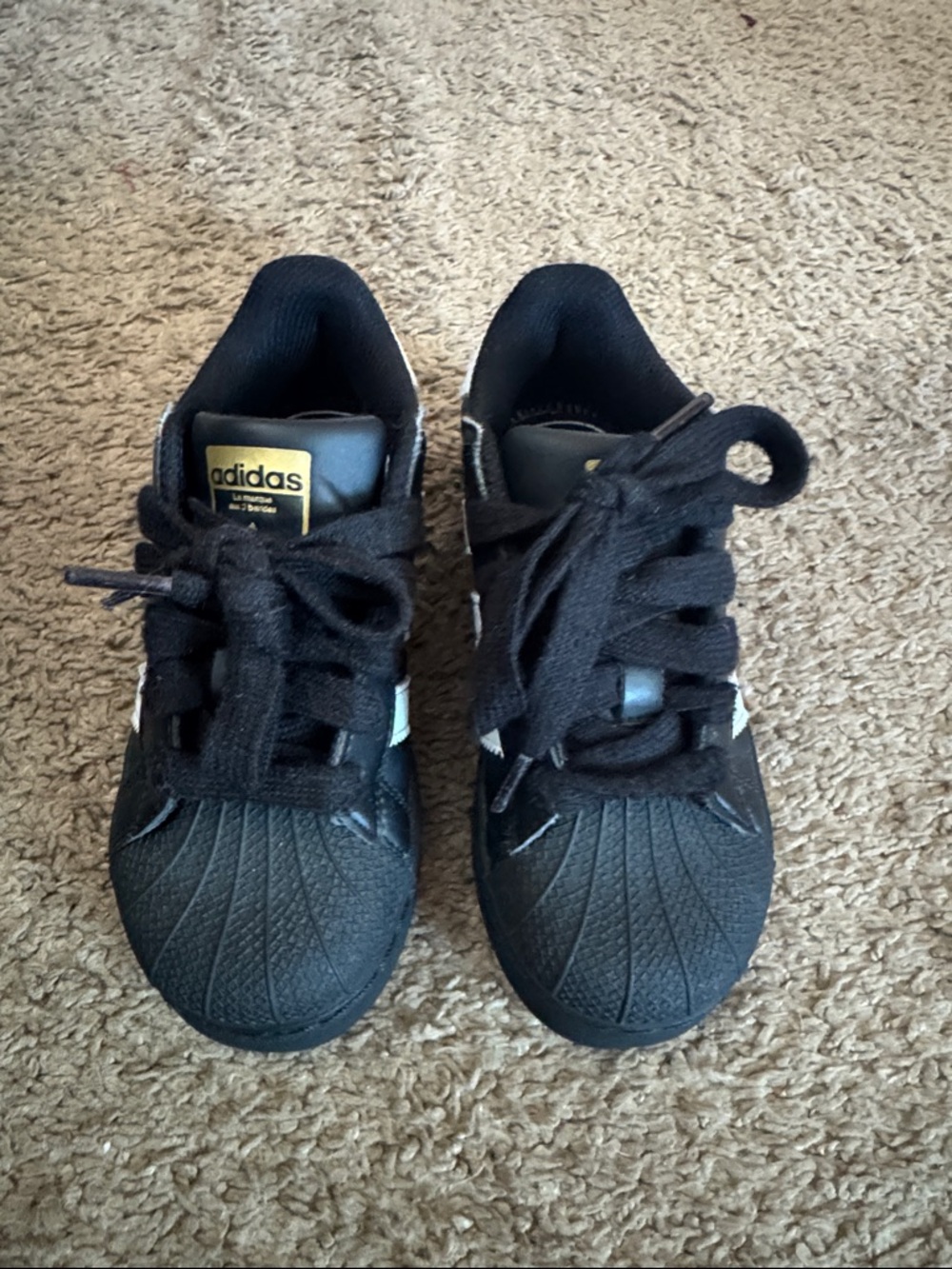 Adidas Superstar Kids Black and White  Sneakers